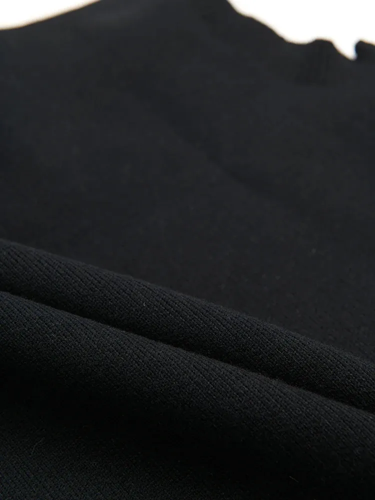 Pre Order:  Contrast Buttons Turtleneck Sleeveless Top