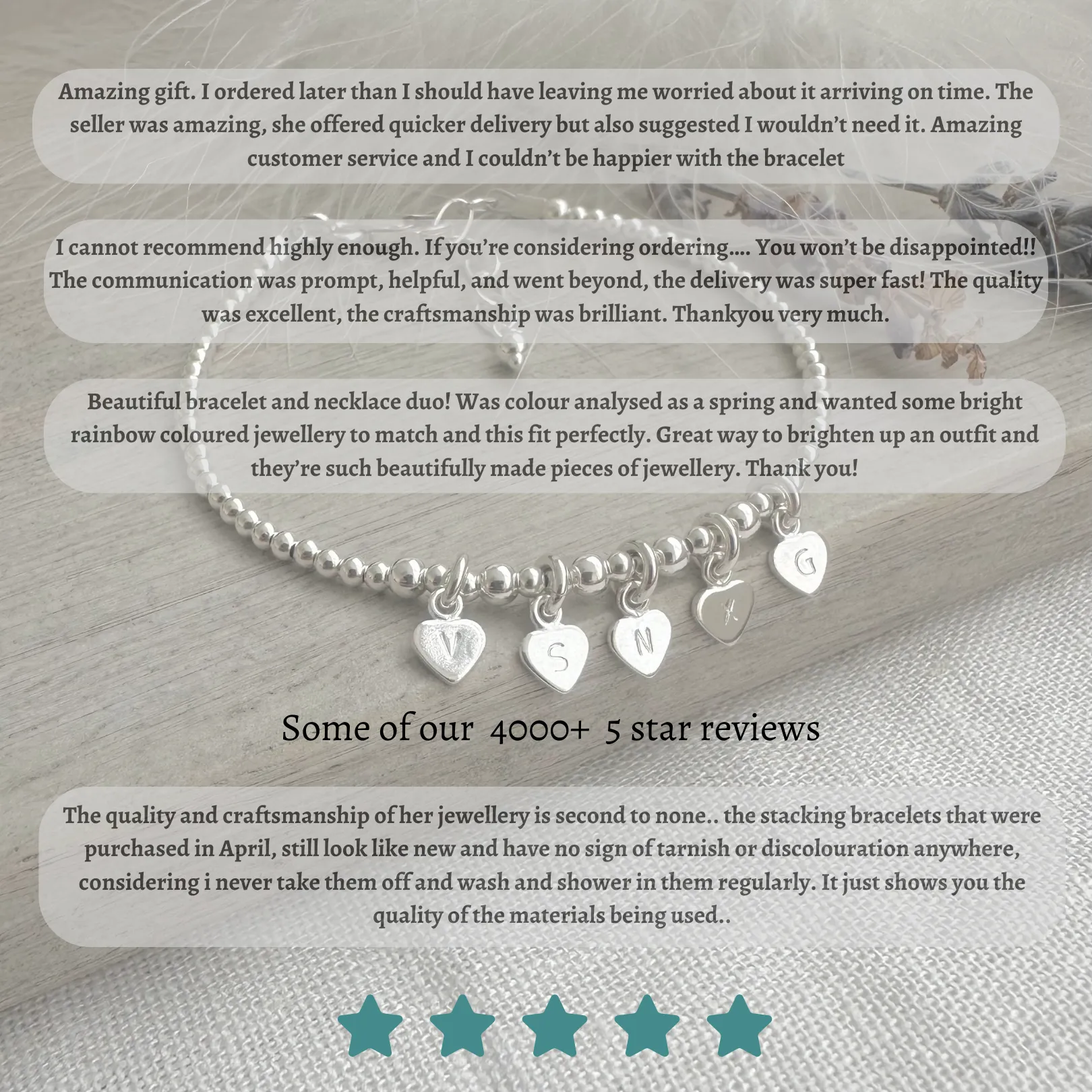 Rainbow Moonstone Layering Bracelet Set, Flashy Personalised June Birthstone Jewellery