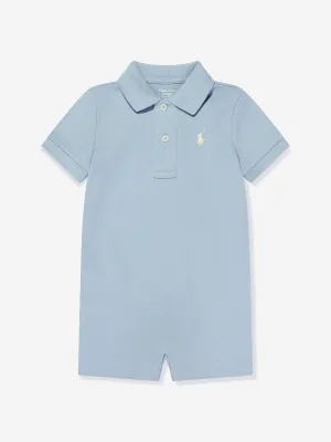 Ralph Lauren Baby Boys Polo Romper in Blue