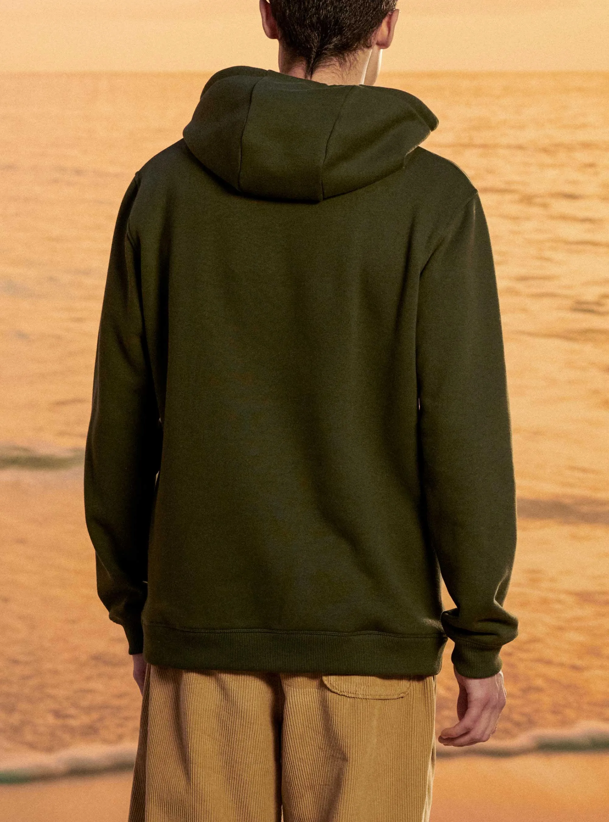 REGULAR HOODIE WITH FRONT PRINT