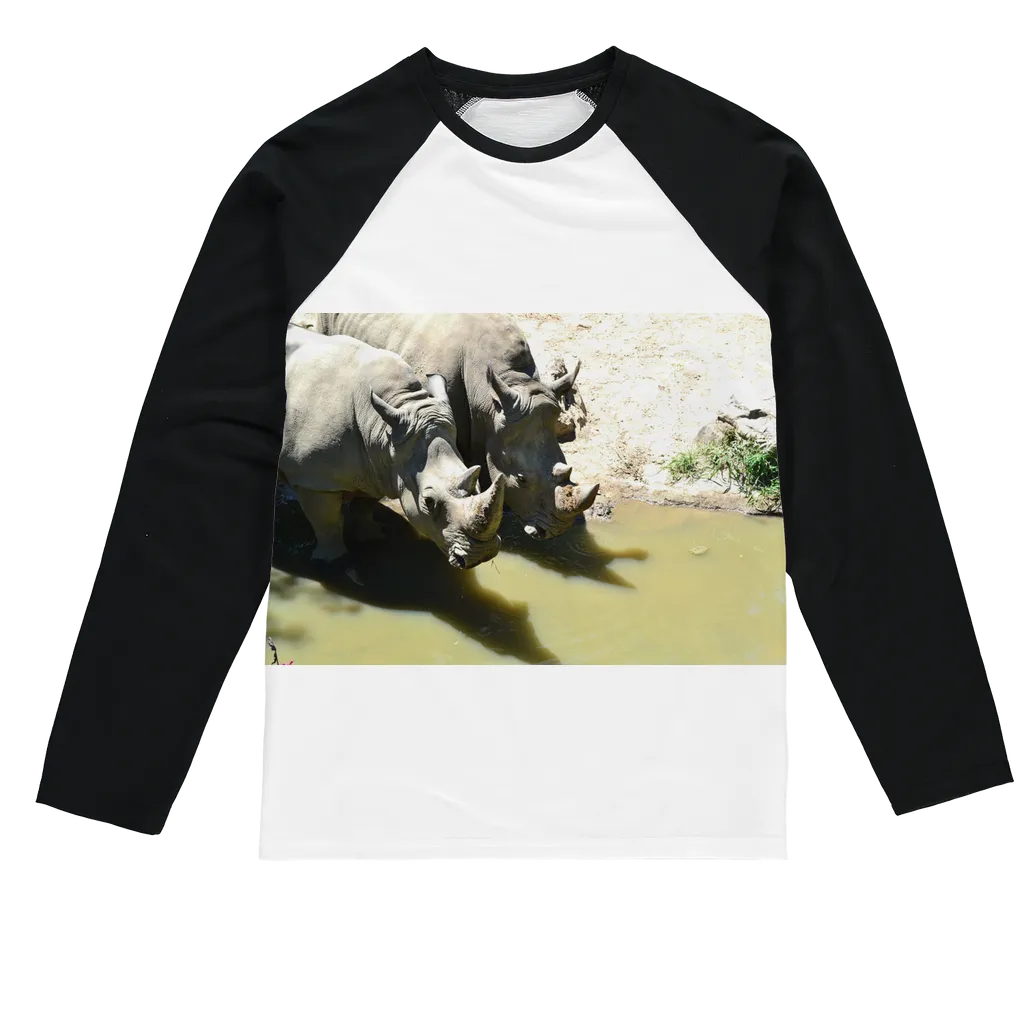 Rhinos Sublimation Baseball Long Sleeve T-Shirt