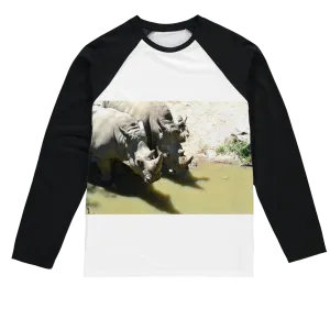 Rhinos Sublimation Baseball Long Sleeve T-Shirt