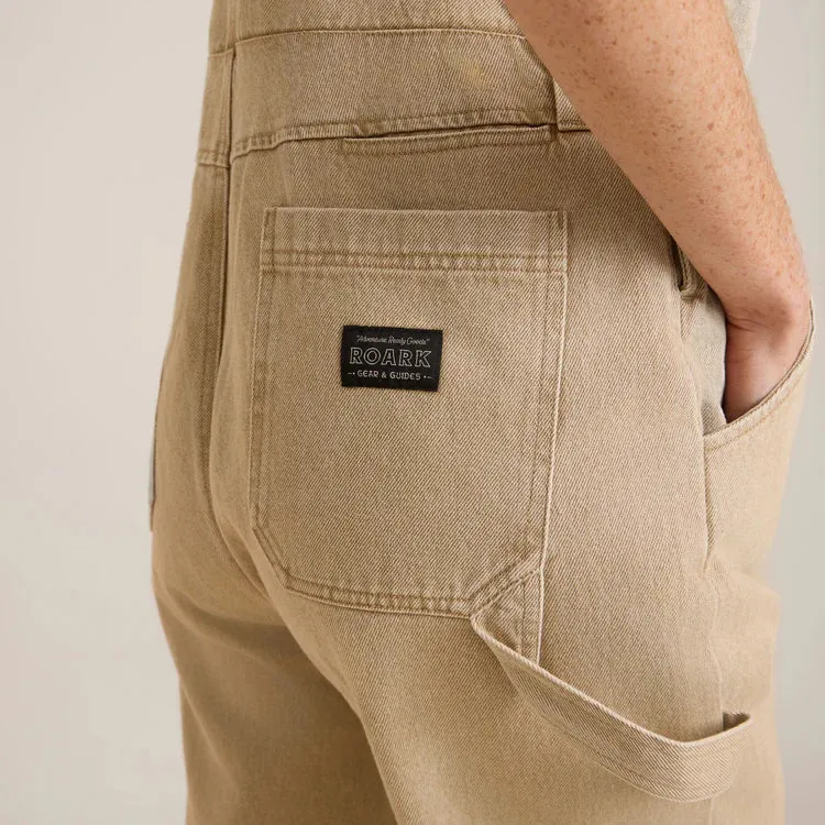 ROARK Hwy 1 Overall Jumpsuit - TOASTED ALMOND
