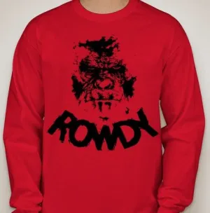 Rowdy Ronda Rousey Roddy Piper MMA WWE Gorilla Planet Of The Apes Long Sleeve T-shirt