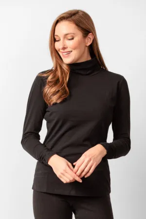 Ruched Turtleneck