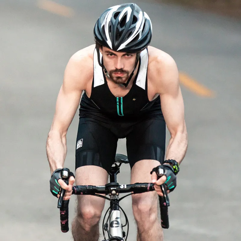 Santic Andean Black Men Triathlon Overall Sleeveless