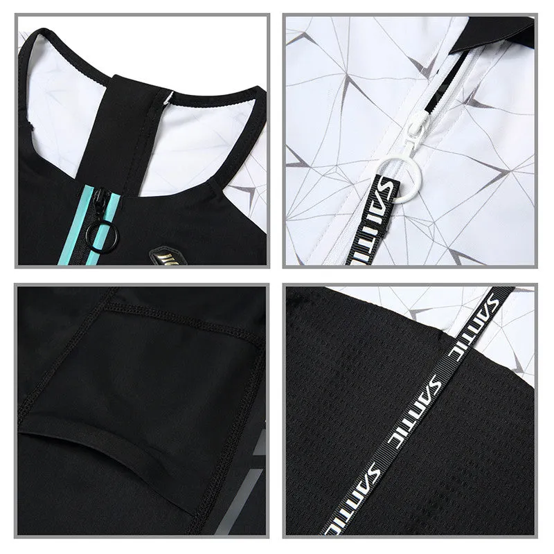 Santic Andean Black Men Triathlon Overall Sleeveless