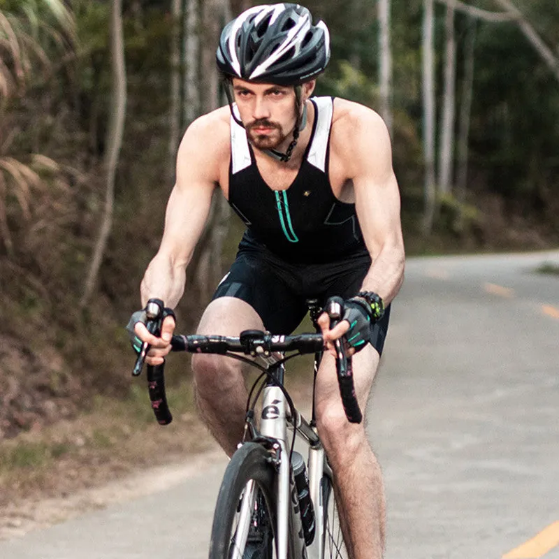 Santic Andean Black Men Triathlon Overall Sleeveless