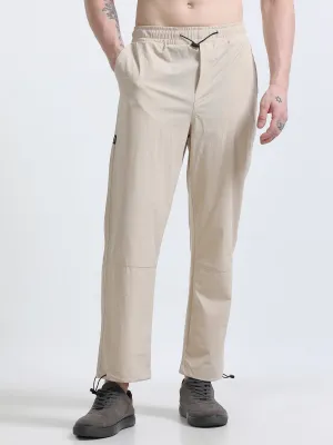 Shade -  Plain Joggers - Light Cream