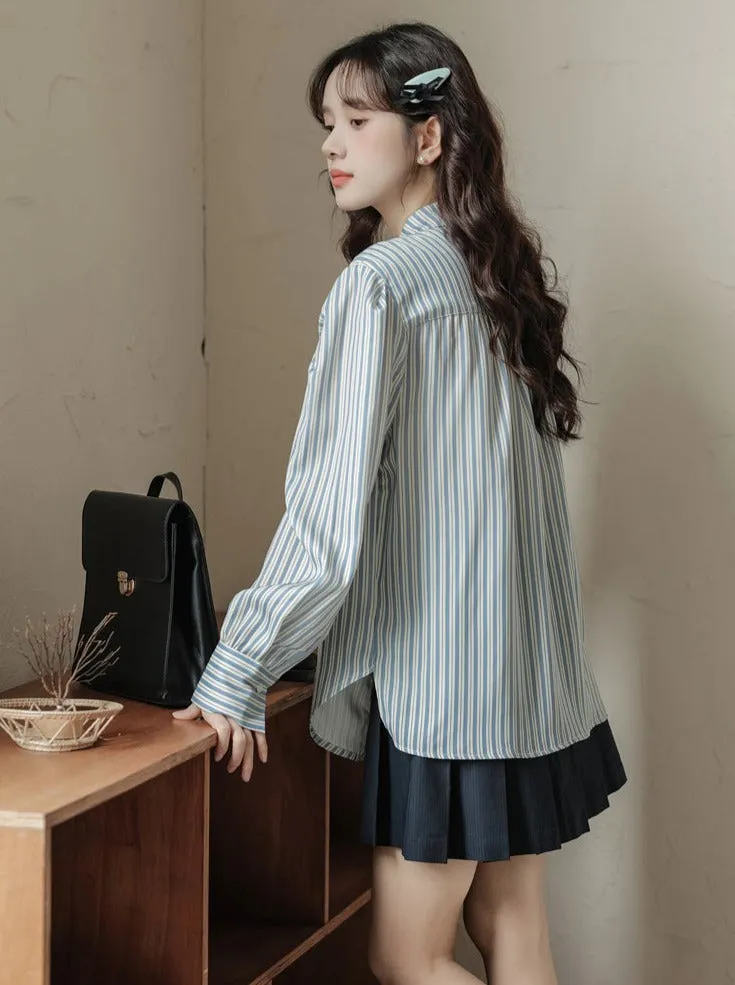 Shirt Tie-stripe Retro
