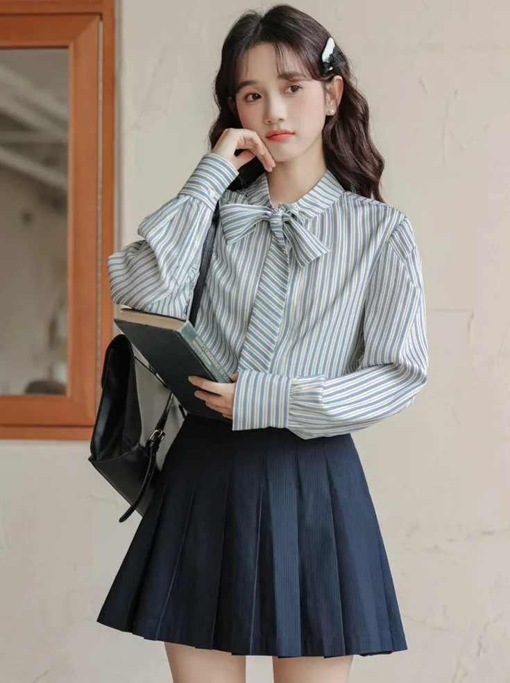 Shirt Tie-stripe Retro