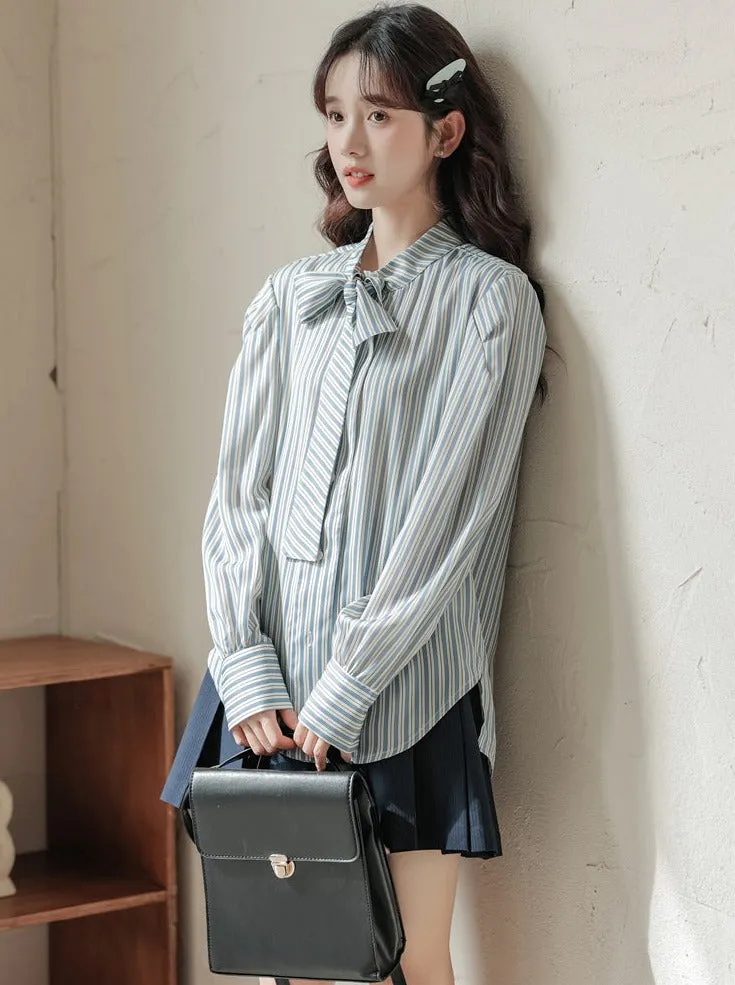 Shirt Tie-stripe Retro