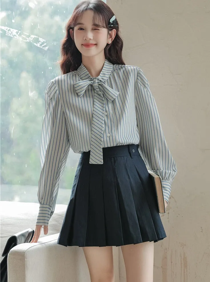 Shirt Tie-stripe Retro