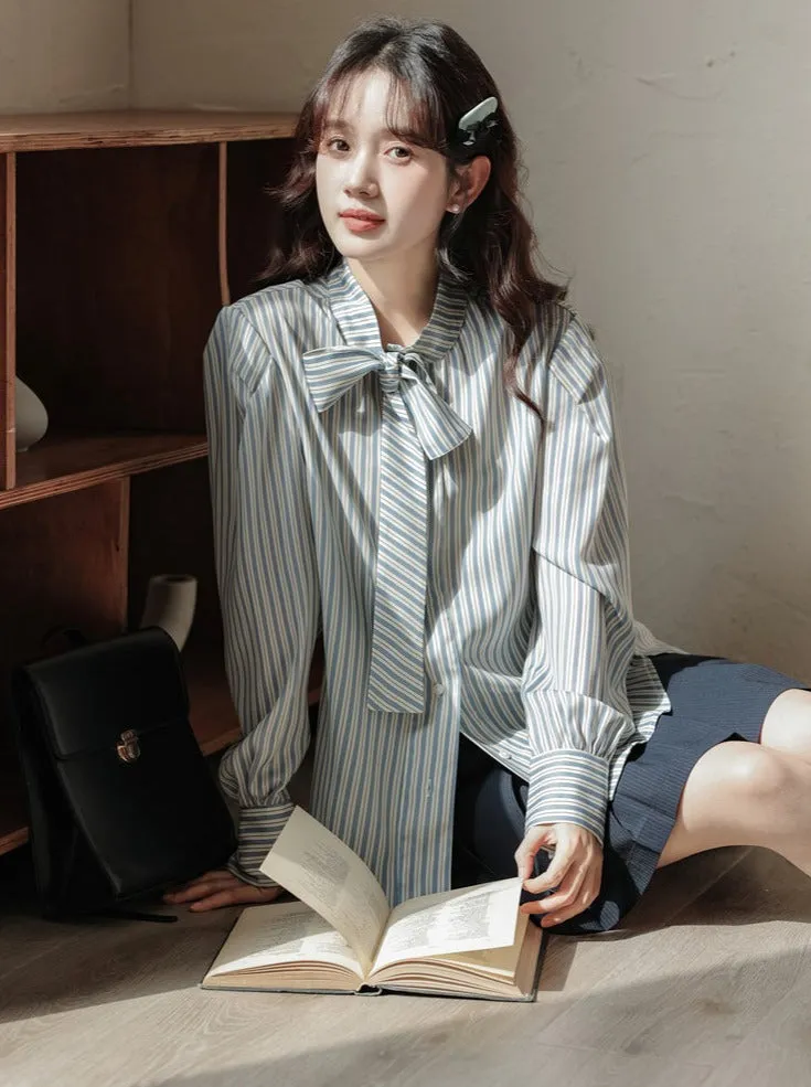 Shirt Tie-stripe Retro