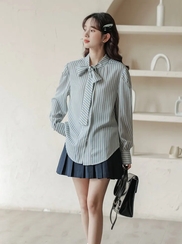 Shirt Tie-stripe Retro