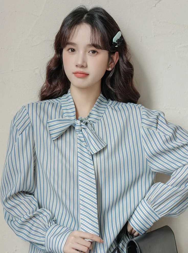 Shirt Tie-stripe Retro