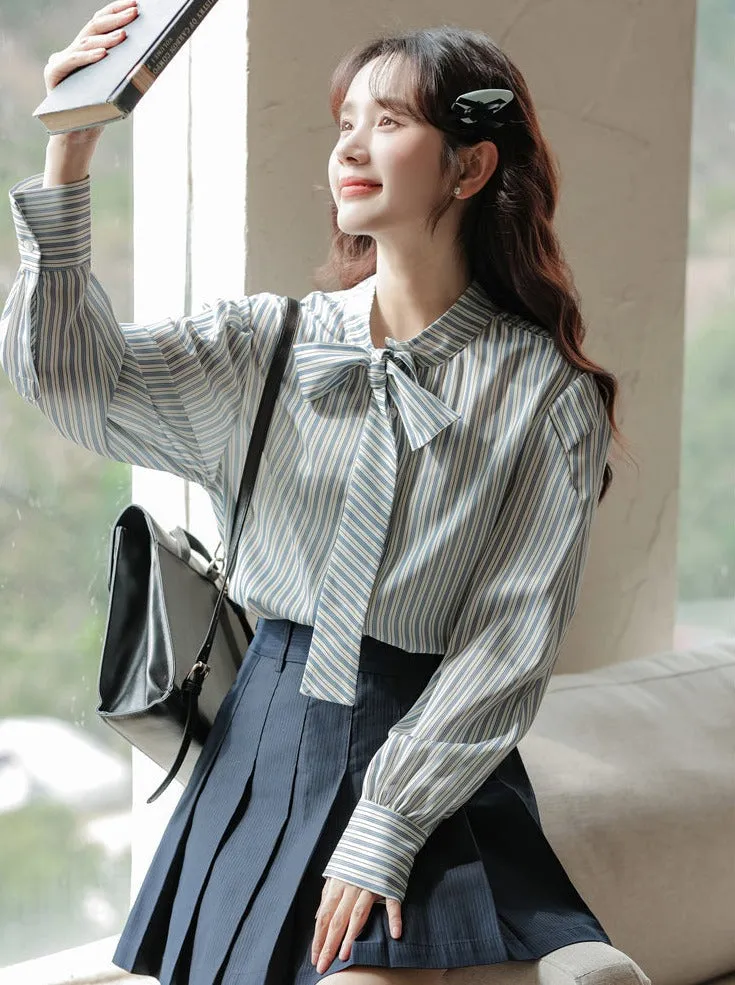 Shirt Tie-stripe Retro