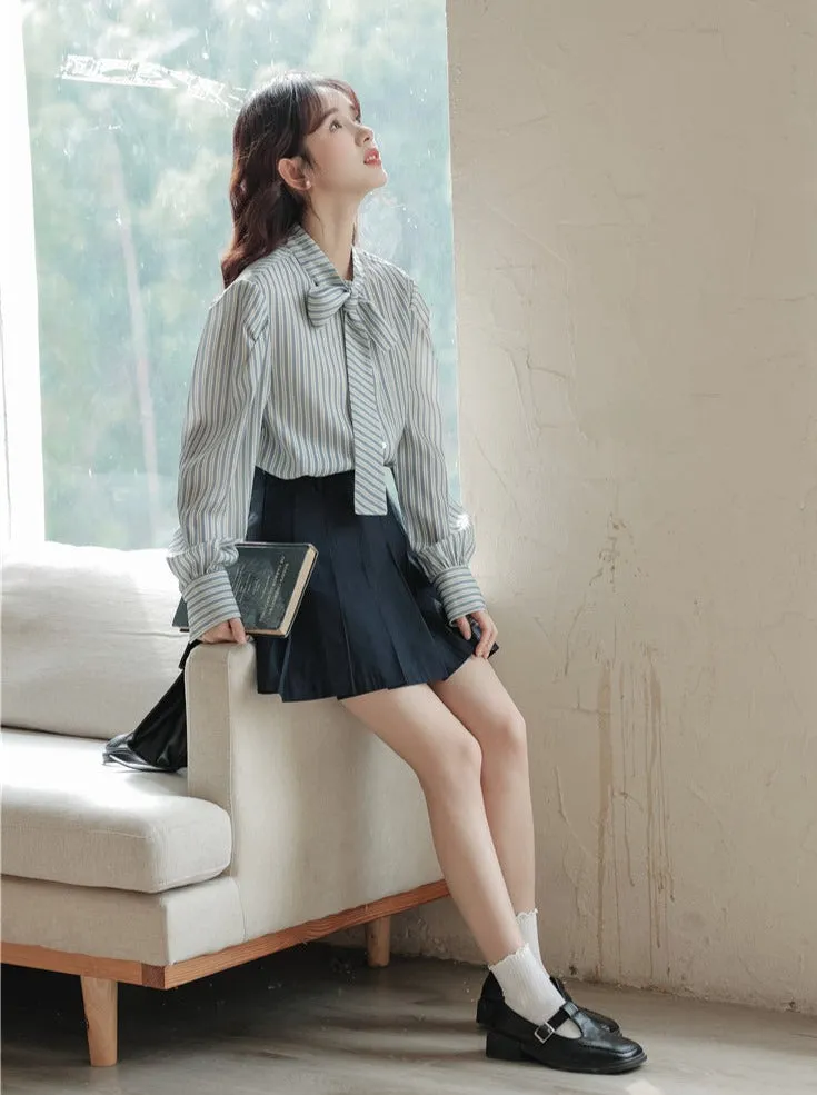 Shirt Tie-stripe Retro
