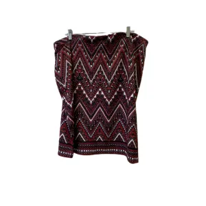 Skirt Midi By Cme In Red & White, Size: 2x