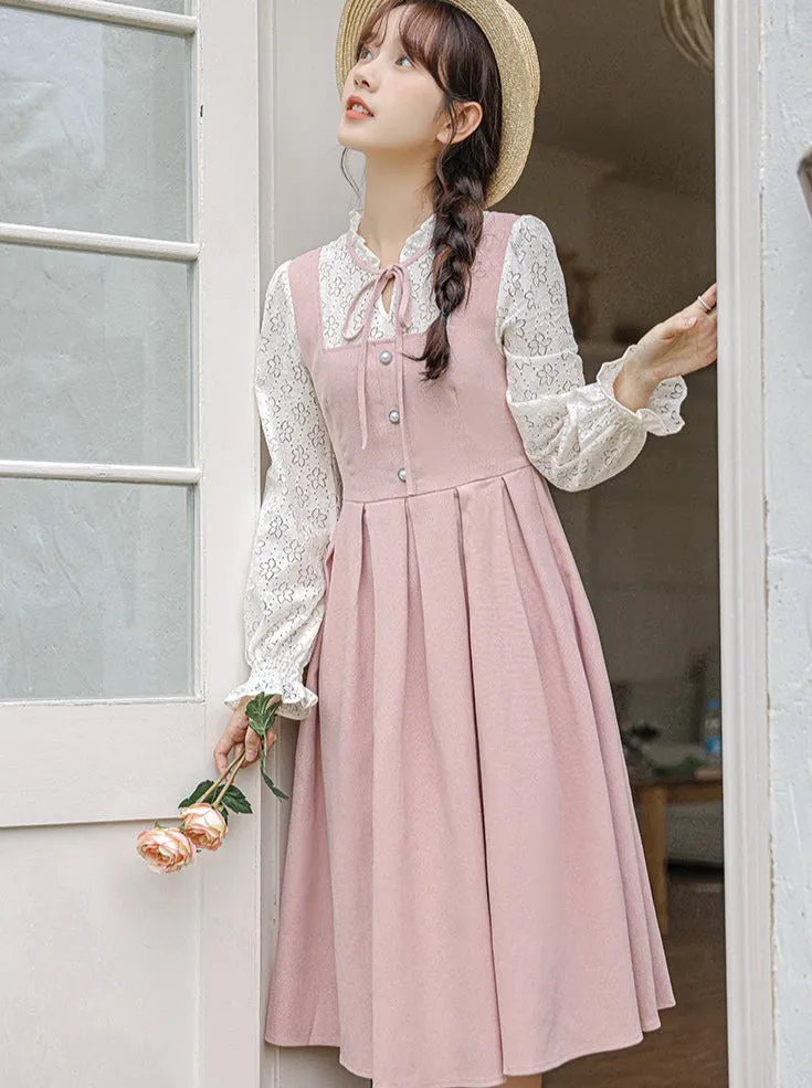 Skirt Suspender Retro Sweet