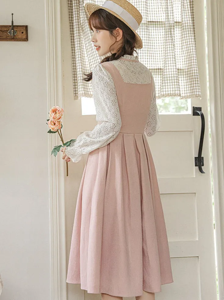 Skirt Suspender Retro Sweet