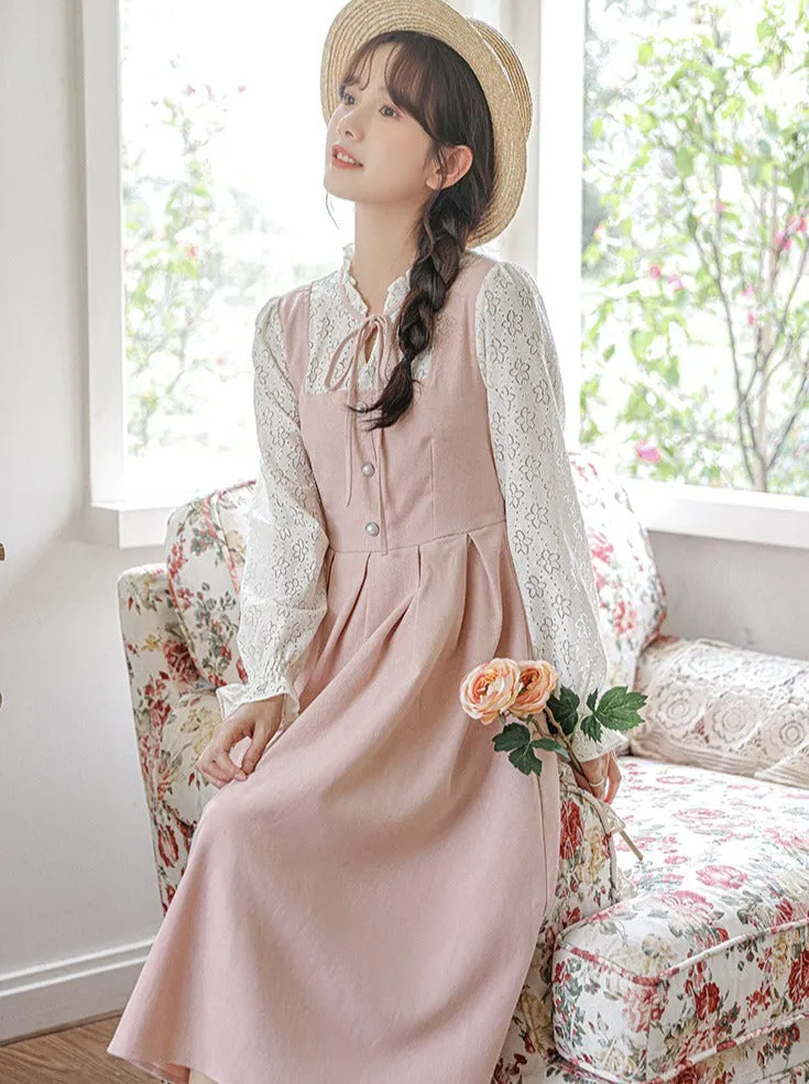 Skirt Suspender Retro Sweet