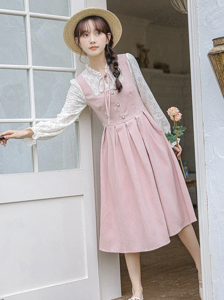 Skirt Suspender Retro Sweet