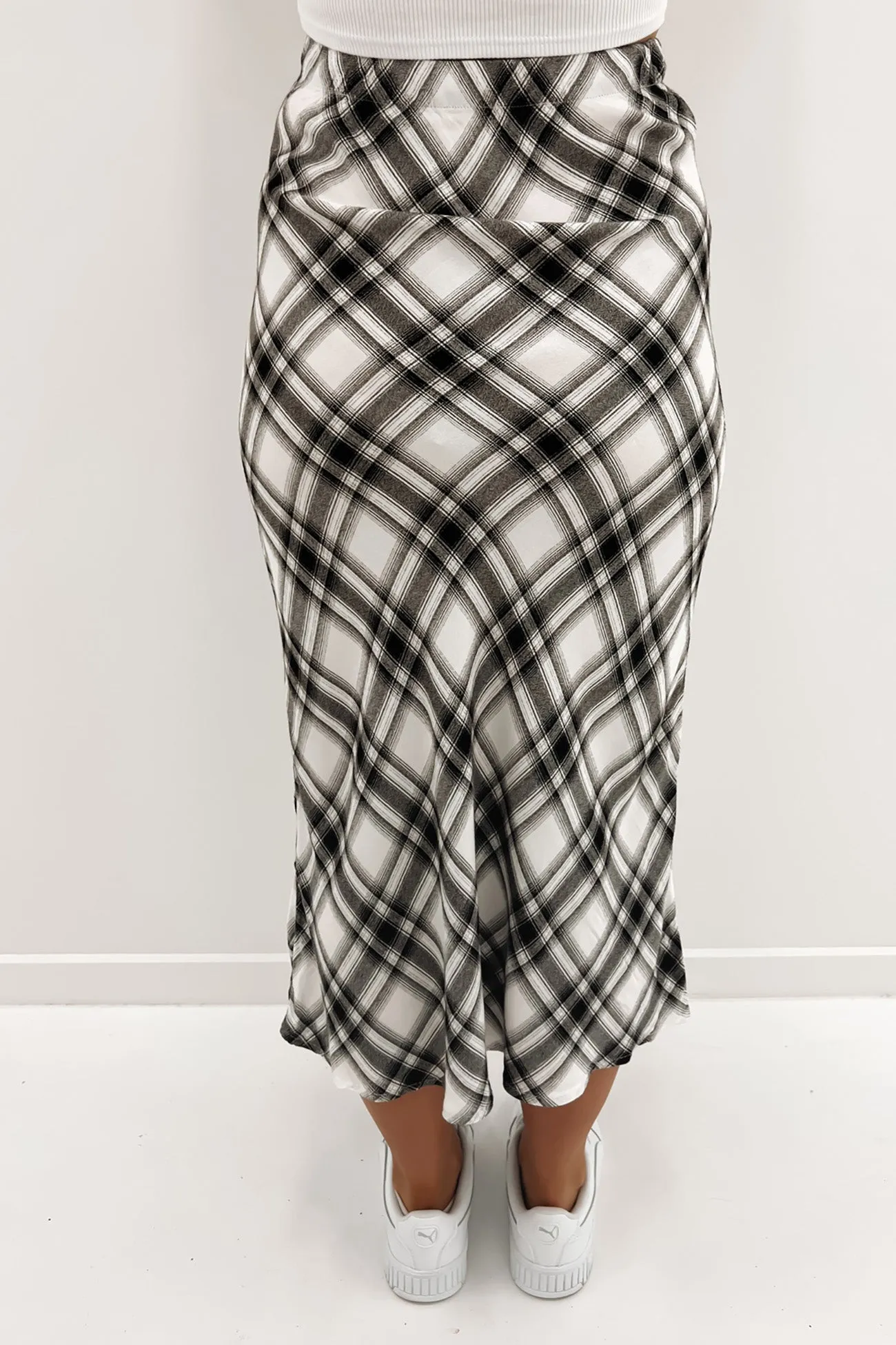 Sofie Midi Skirt Check