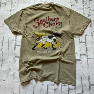Southern Charm “Duck Dog” Short Sleeve T-shirt - Sage