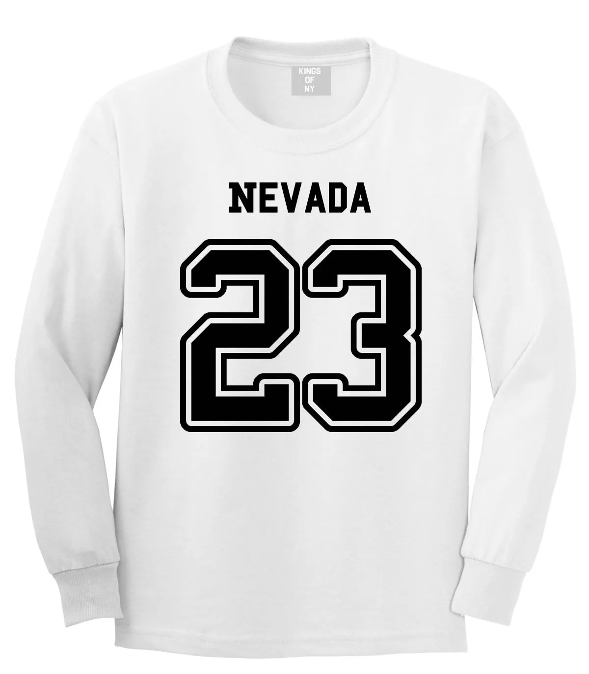 Sport Style Nevada 23 Team State Jersey Long Sleeve T-Shirt