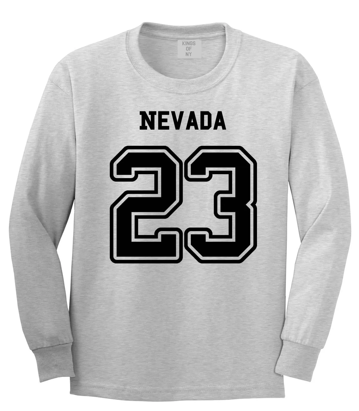 Sport Style Nevada 23 Team State Jersey Long Sleeve T-Shirt