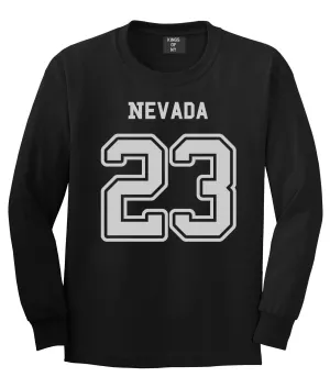 Sport Style Nevada 23 Team State Jersey Long Sleeve T-Shirt