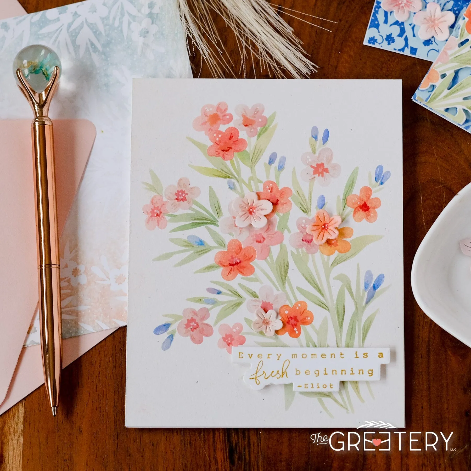 Spring Meadow Stencil