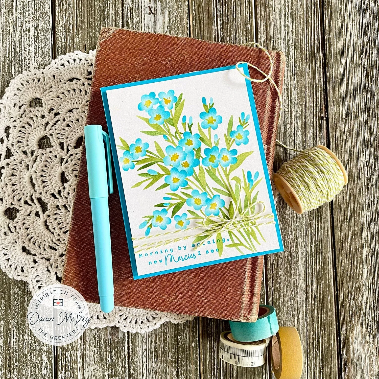 Spring Meadow Stencil