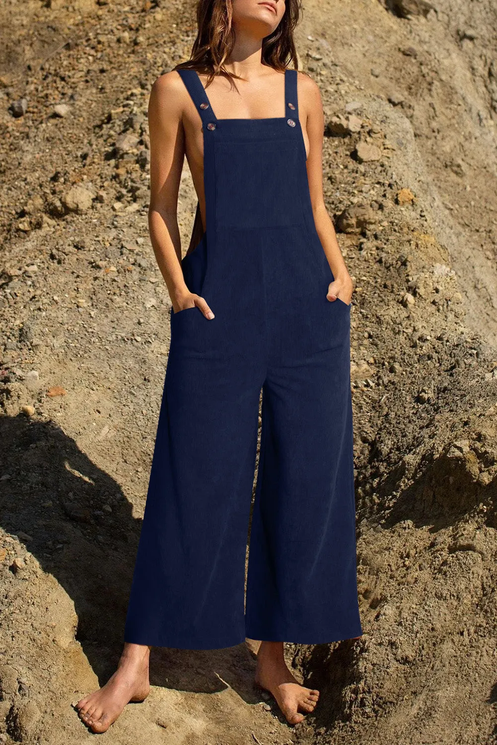 Stella Pocketed Wide Leg Overall