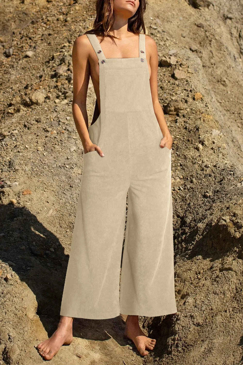 Stella Pocketed Wide Leg Overall