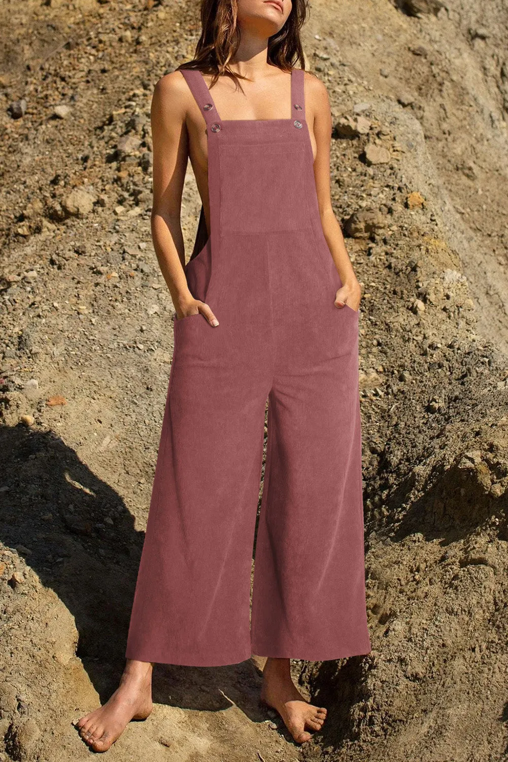Stella Pocketed Wide Leg Overall