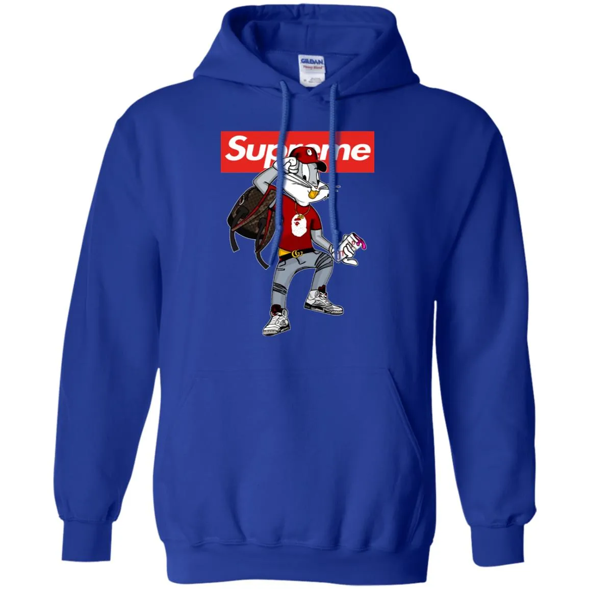 Supreme Rabbit Shirt Pullover Hoodie Sweatshirt
