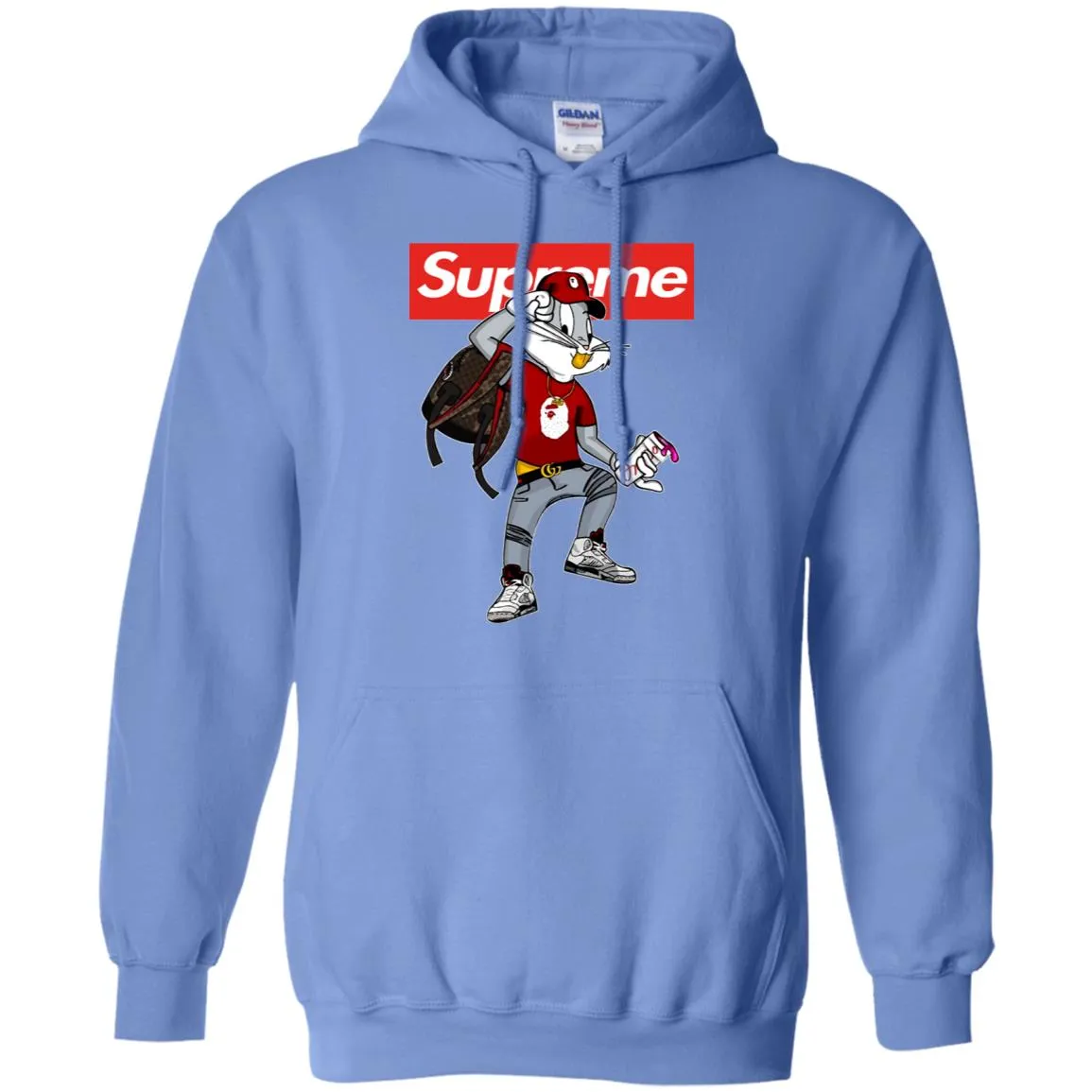 Supreme Rabbit Shirt Pullover Hoodie Sweatshirt