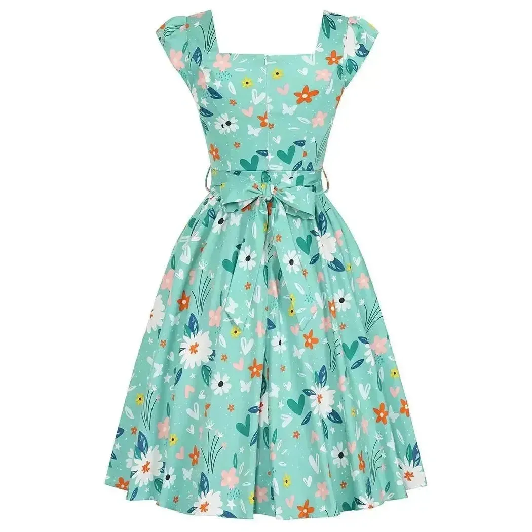Swing Dress - Wispy Floral