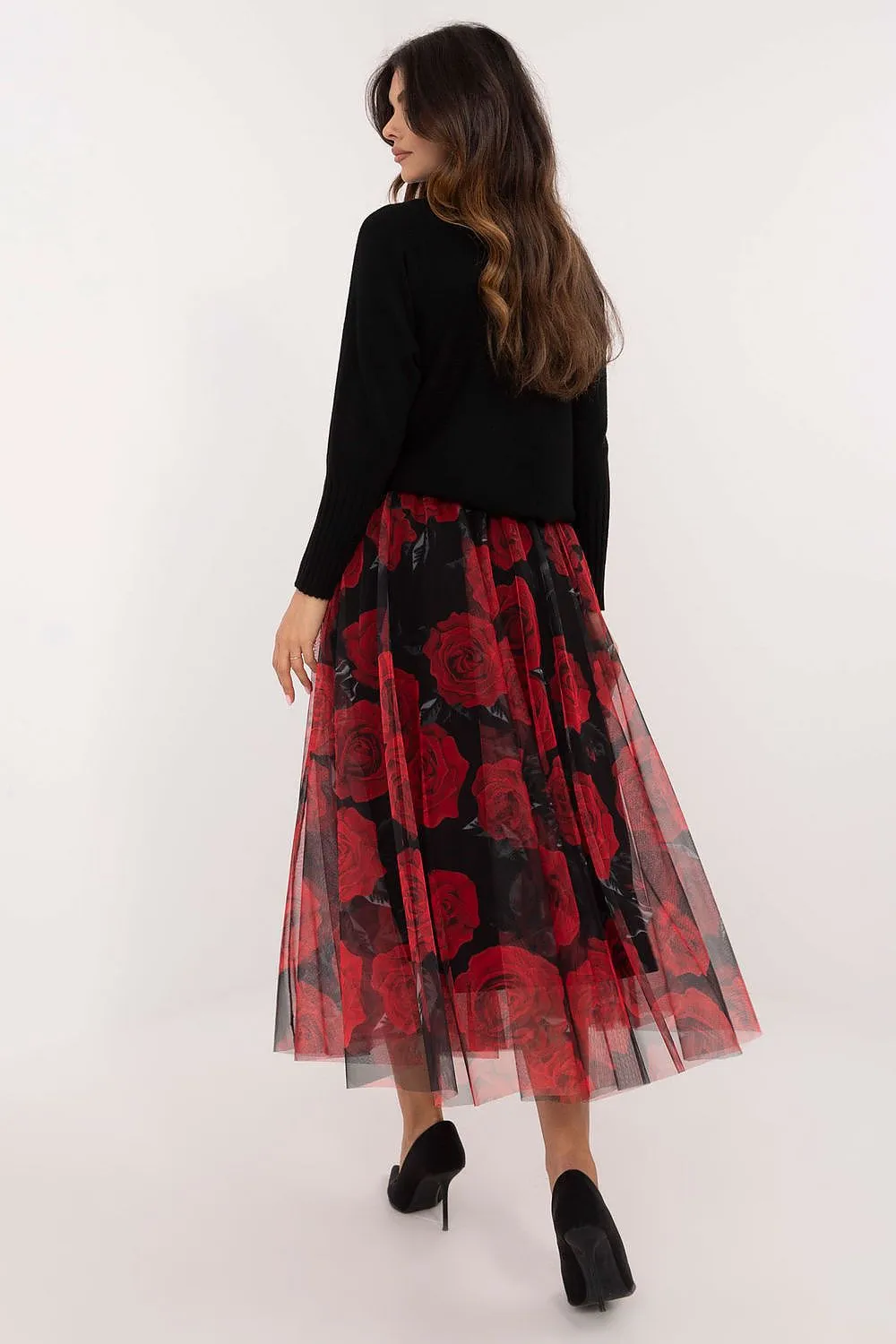 TEEK - Sheet Print Mixed Tulle Skirt