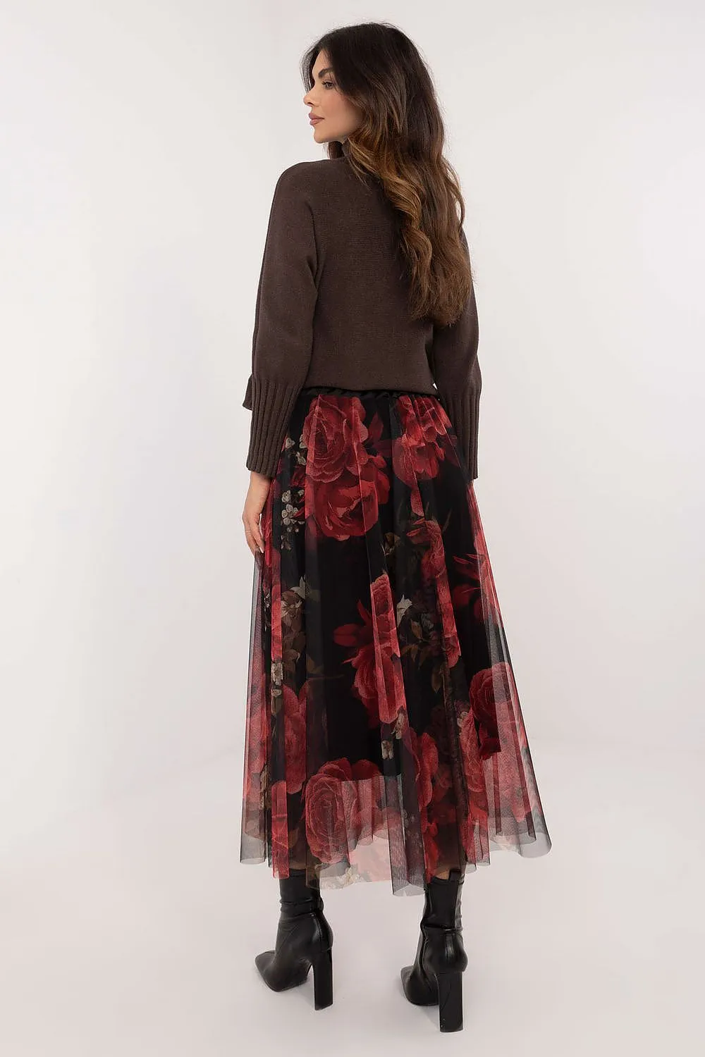 TEEK - Sheet Print Mixed Tulle Skirt