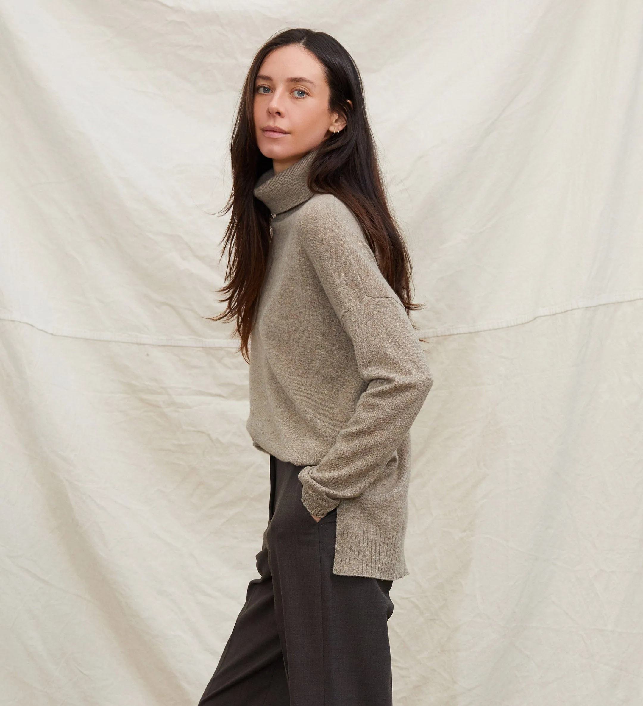The Oversized Cashmere Turtleneck Sweater