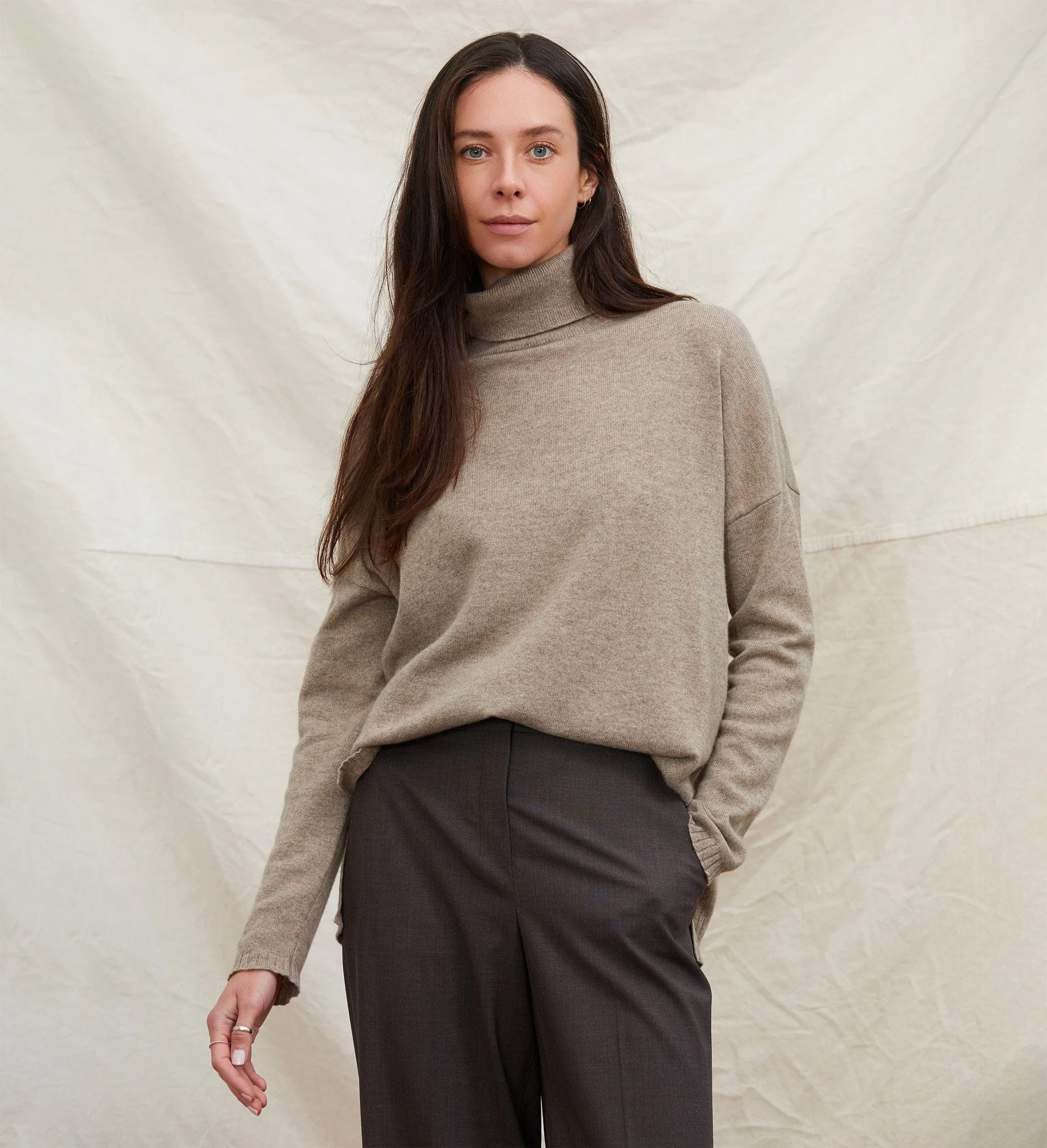 The Oversized Cashmere Turtleneck Sweater