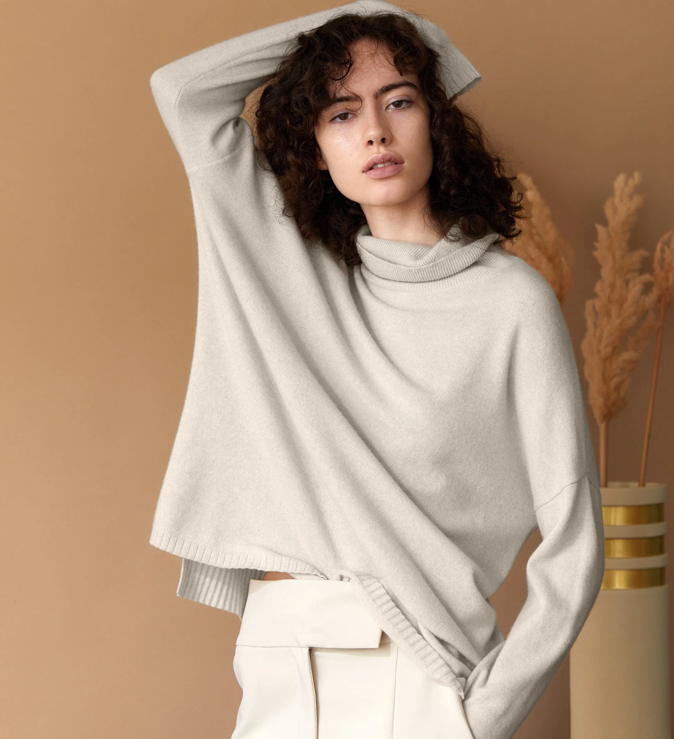 The Oversized Cashmere Turtleneck Sweater