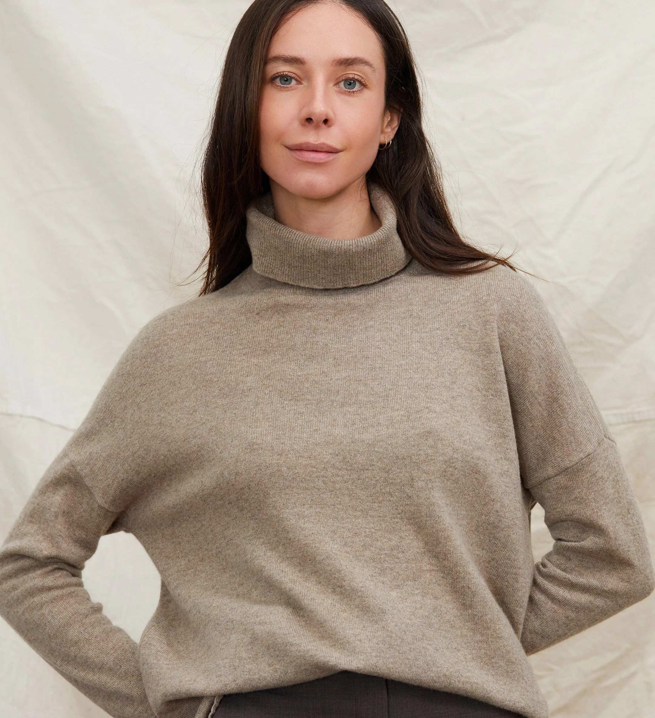 The Oversized Cashmere Turtleneck Sweater
