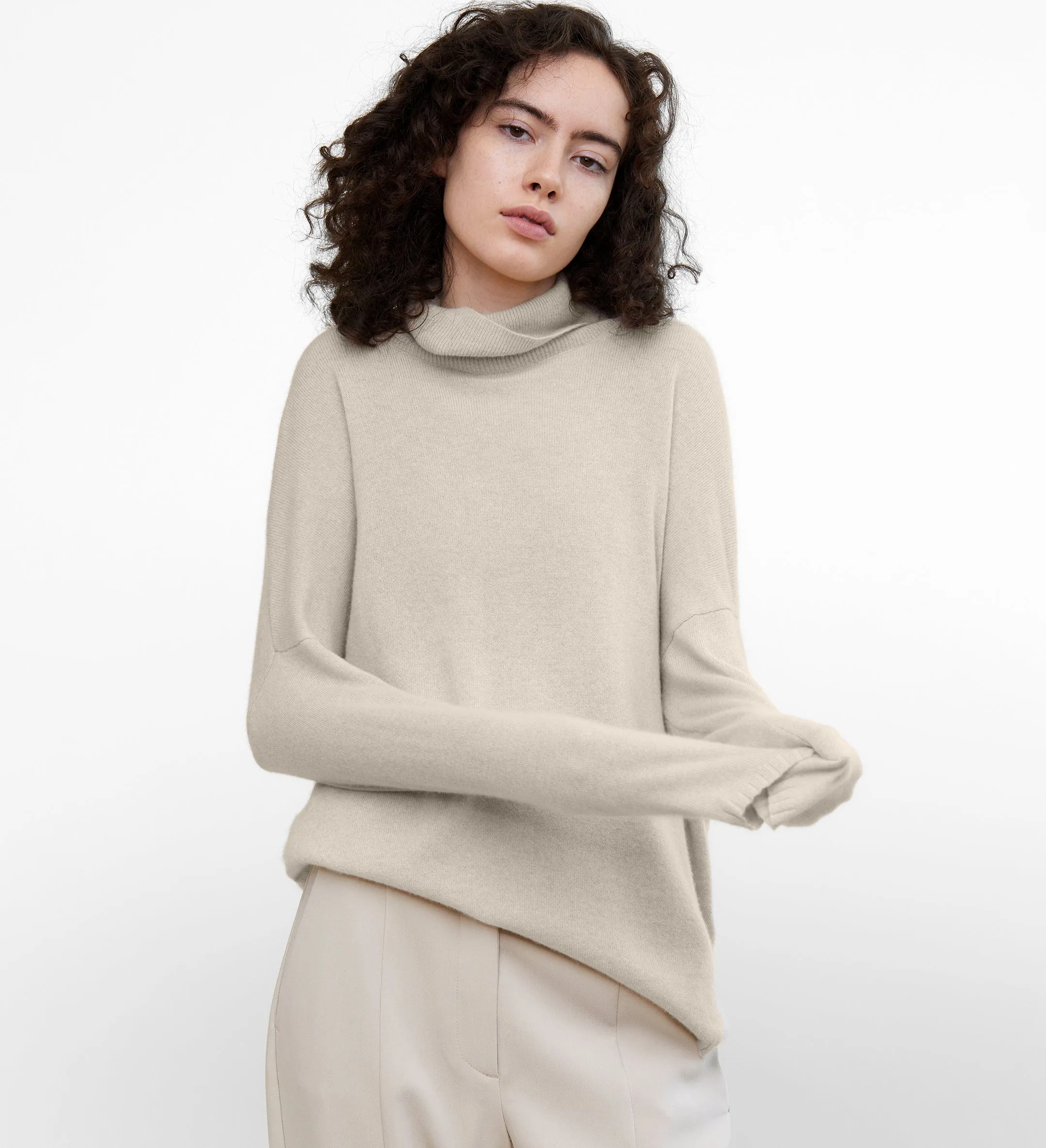 The Oversized Cashmere Turtleneck Sweater