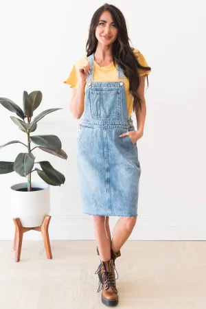 The Sharia Denim Overall Dress