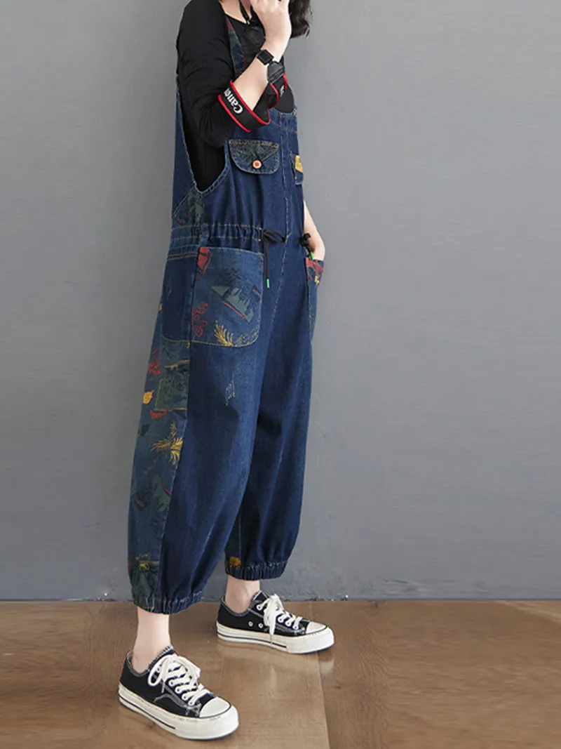Thunder Of Desire Denim Overall Dungarees