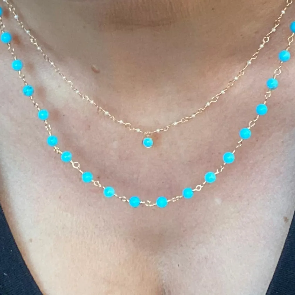 Tiny Pearl Beads Necklace